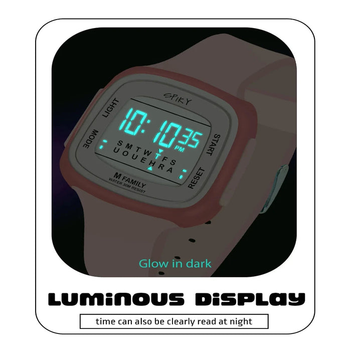 Spiky Spkeva16 Unique Square Digital Watch For Kids-Novelty Toys-Spiky-Toycra