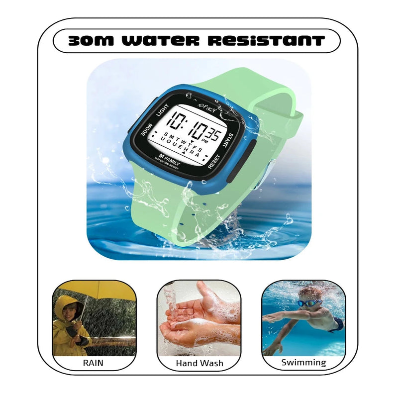 Spiky Spkeva16 Unique Square Digital Watch For Kids