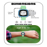 Spiky Spkeva16 Unique Square Digital Watch For Kids