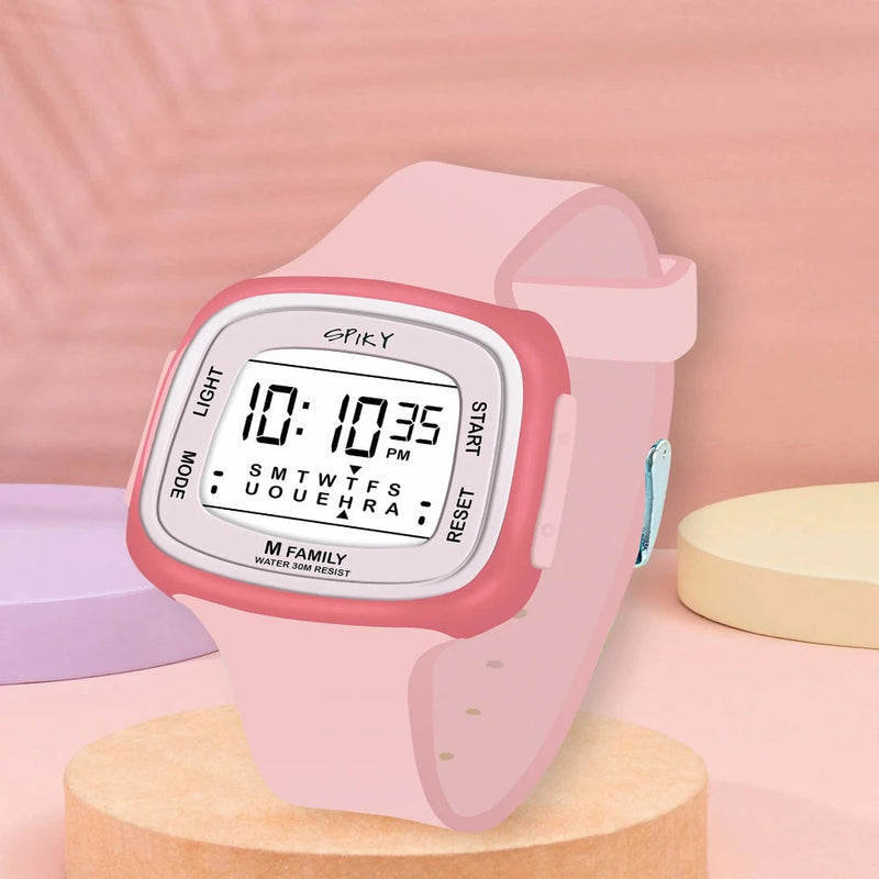 Spiky Spkeva16 Unique Square Digital Watch For Kids