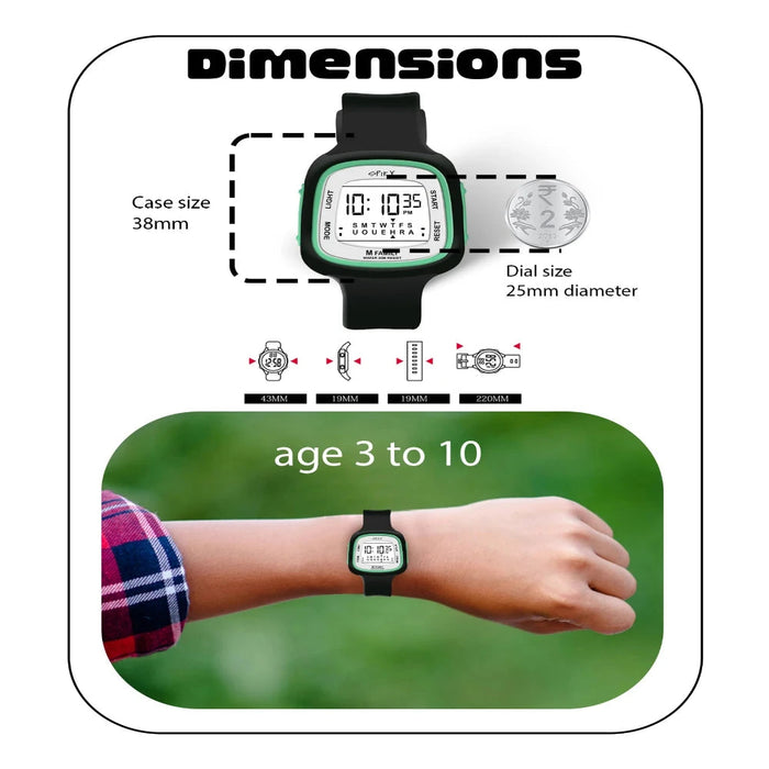 Spiky Spkeva16 Unique Square Digital Watch For Kids-Novelty Toys-Spiky-Toycra