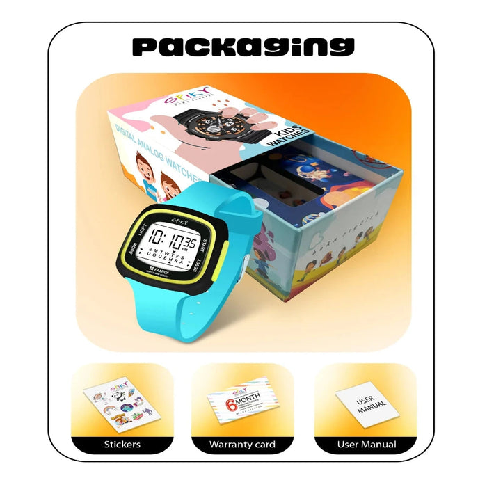 Spiky Spkeva16 Unique Square Digital Watch For Kids — Toycra
