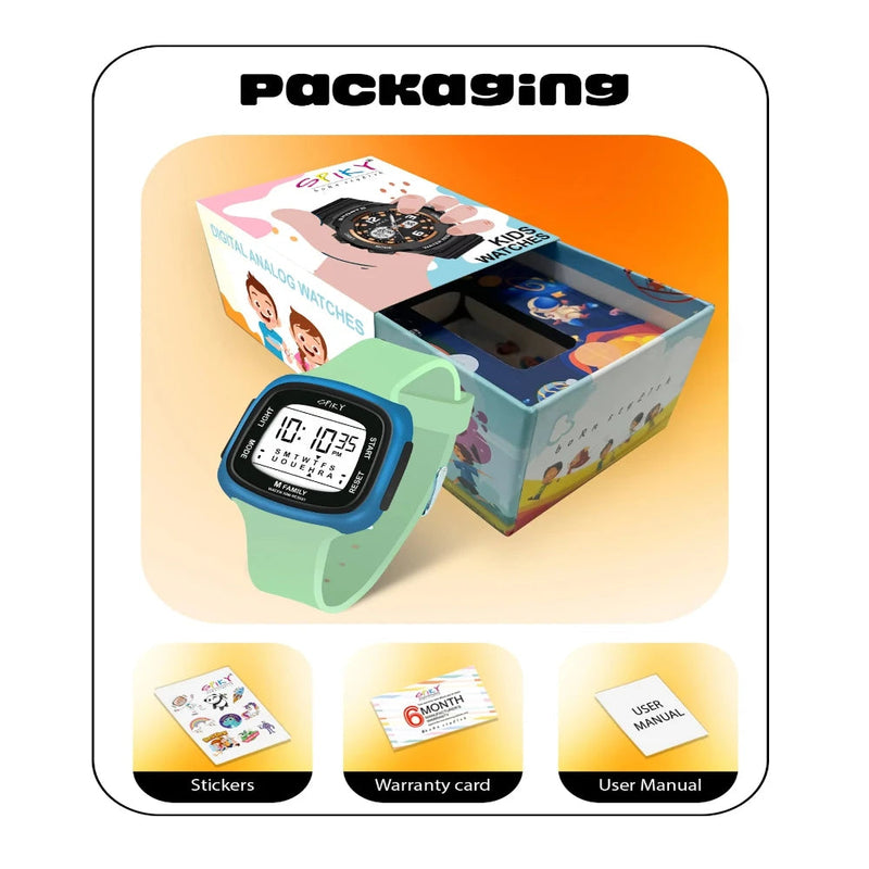 Spiky Spkeva16 Unique Square Digital Watch For Kids