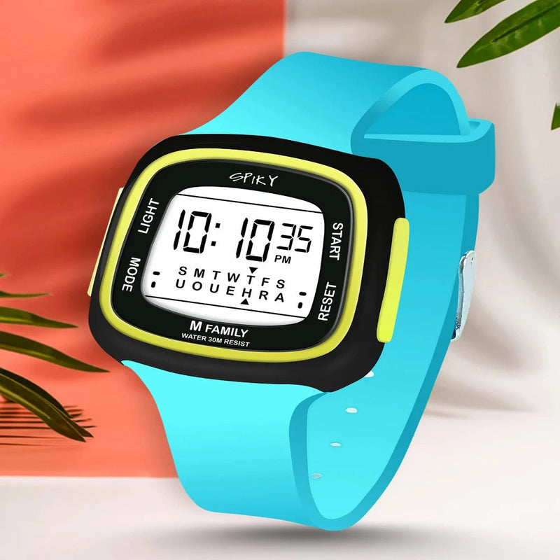 Spiky Spkeva16 Unique Square Digital Watch For Kids