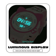 Spiky Spkeva17 Round Cat Shaped Sports Digital Watch