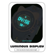 Spiky Spkeva17 Round Cat Shaped Sports Digital Watch