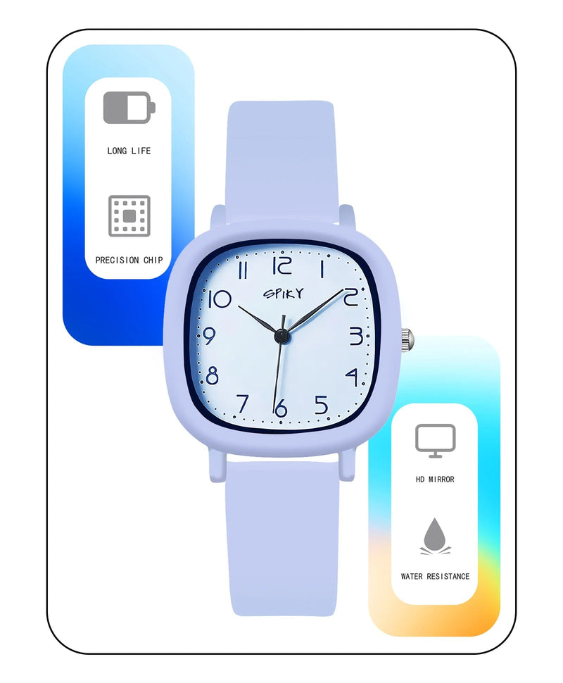 Spiky Spkeva19 Square Analog Watch For Kids