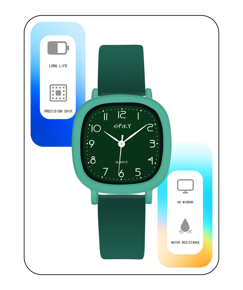 Spiky Spkeva19 Square Analog Watch For Kids