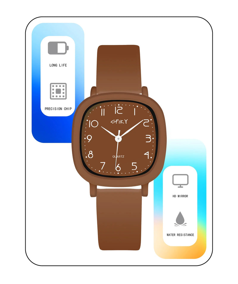 Spiky Spkeva19 Square Analog Watch For Kids