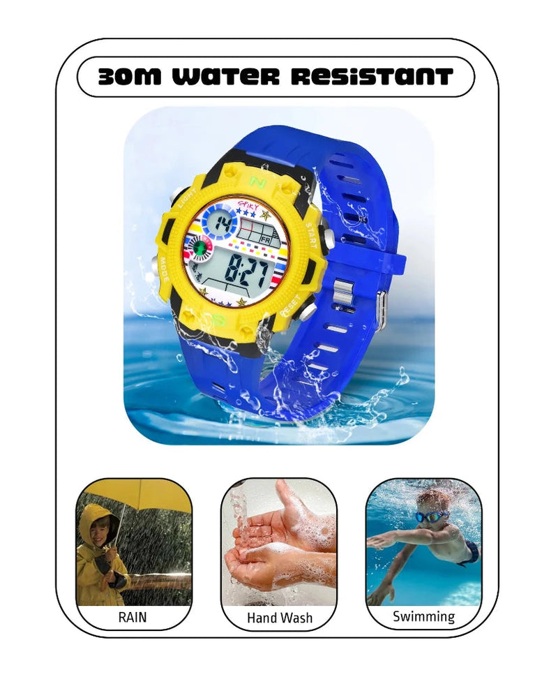 Spiky Spkeva20 Unique Round Digital Sports Watch