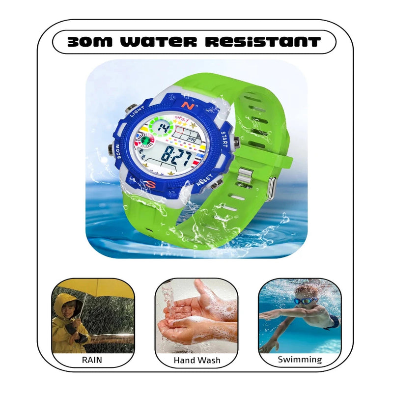 Spiky Spkeva20 Unique Round Digital Sports Watch