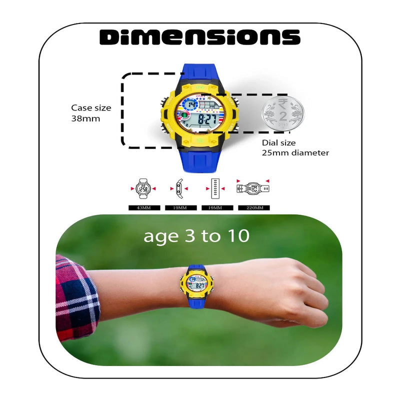 Spiky Spkeva20 Unique Round Digital Sports Watch