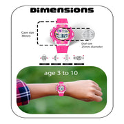 Spiky Spkeva20 Unique Round Digital Sports Watch