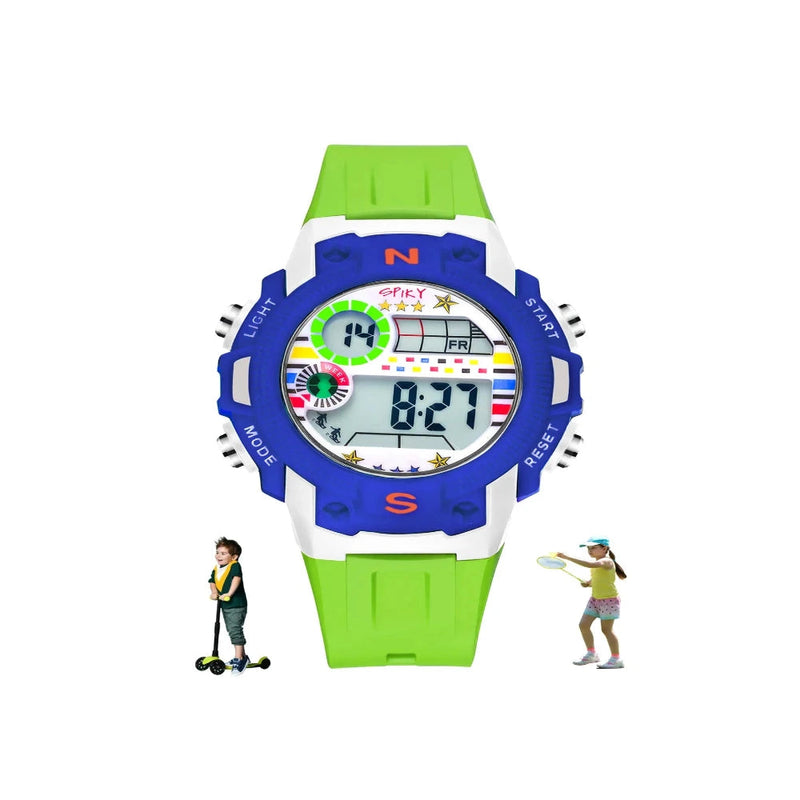 Spiky Spkeva20 Unique Round Digital Sports Watch