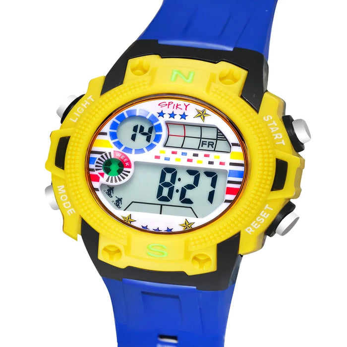 Spiky Spkeva20 Unique Round Digital Sports Watch-Novelty Toys-Spiky-Toycra