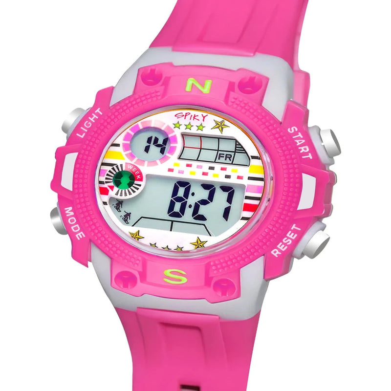 Spiky Spkeva20 Unique Round Digital Sports Watch