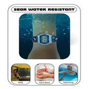 Spiky Spkeva25 Unique Printed Square Multi Functional Sports Digital Watch