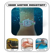 Spiky Spkeva25 Unique Printed Square Multi Functional Sports Digital Watch