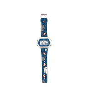 Spiky Spkeva25 Unique Printed Square Multi Functional Sports Digital Watch