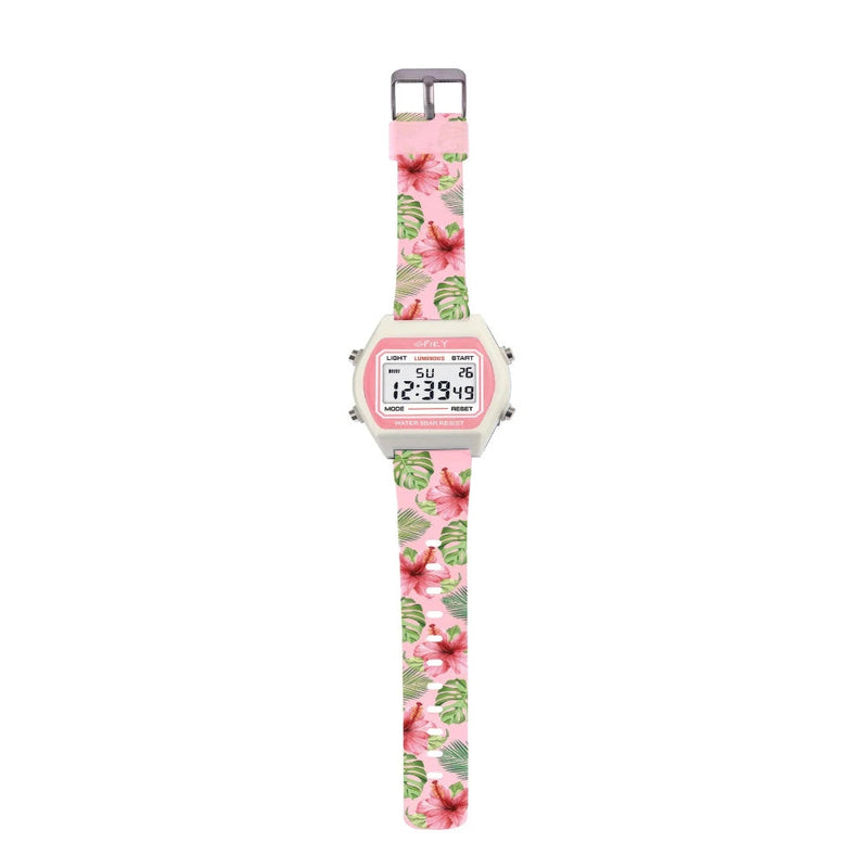 Spiky Spkeva25 Unique Printed Square Multi Functional Sports Digital Watch