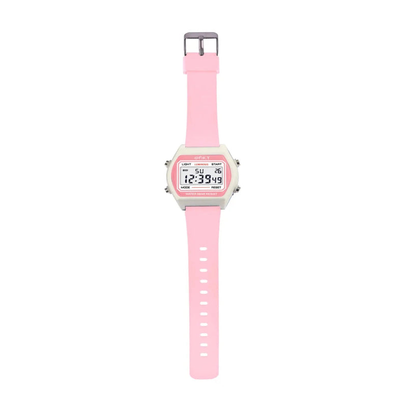 Spiky Spkeva25 Unique Square Multi Functional Sports Digital Watch