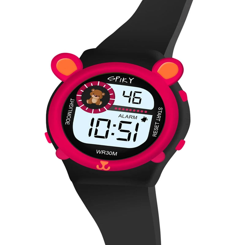 Spiky Spkeva26 Fun Digital Watch For Kids With Cute Animal