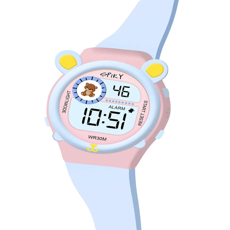 Spiky Spkeva26 Fun Digital Watch For Kids With Cute Animal