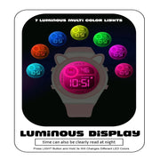 Spiky Spkeva26 Fun Digital Watch For Kids With Cute Animal