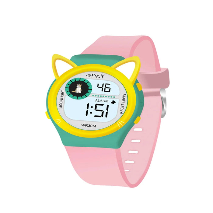 Spiky Spkeva26 Fun Digital Watch For Kids With Cute Animal — Toycra