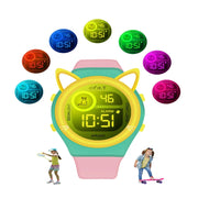 Spiky Spkeva26 Fun Digital Watch For Kids With Cute Animal