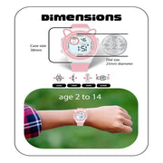 Spiky Spkeva26 Fun Digital Watch For Kids With Cute Animal