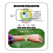 Spiky Spkeva26 Fun Digital Watch For Kids With Cute Animal