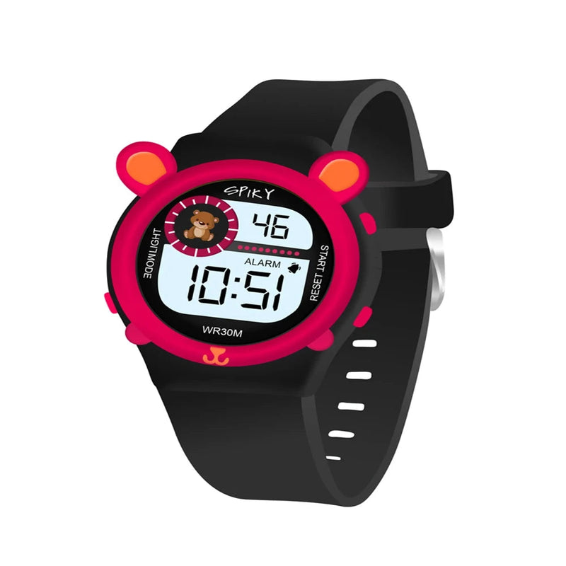 Spiky Spkeva26 Fun Digital Watch For Kids With Cute Animal