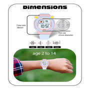 Spiky Spkeva26 Fun Digital Watch For Kids With Cute Animal