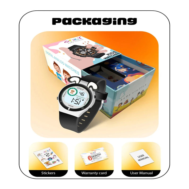 Spiky Spkeva26 Fun Digital Watch For Kids With Cute Animal