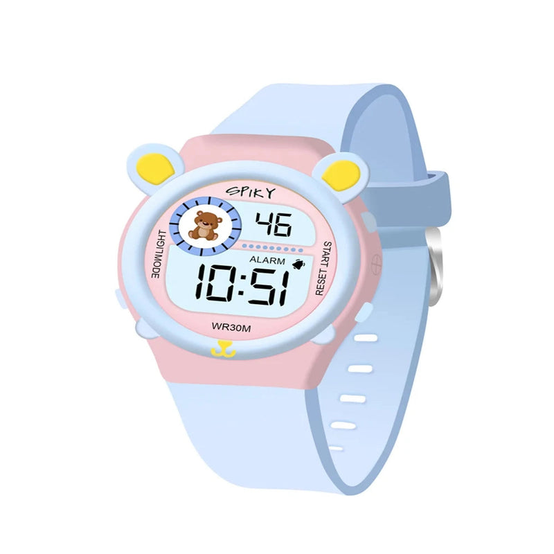 Spiky Spkeva26 Fun Digital Watch For Kids With Cute Animal