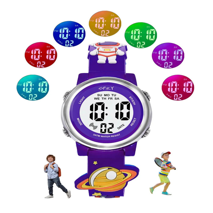 Spiky Spkeva27 Round Digital Watch For Kids-Novelty Toys-Spiky-Toycra