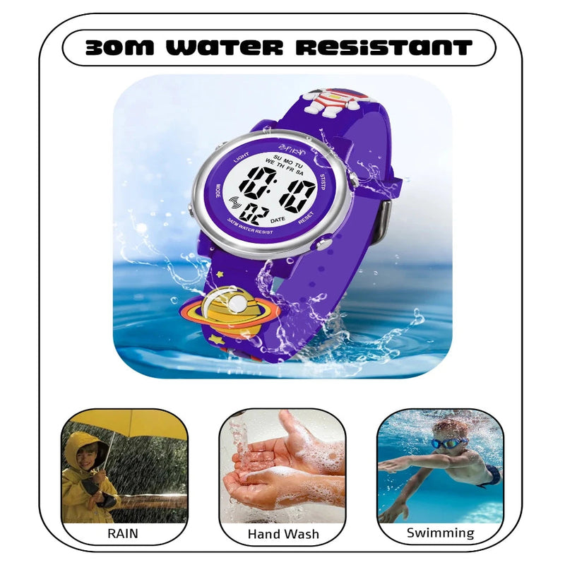 Spiky Spkeva27 Round Digital Watch For Kids