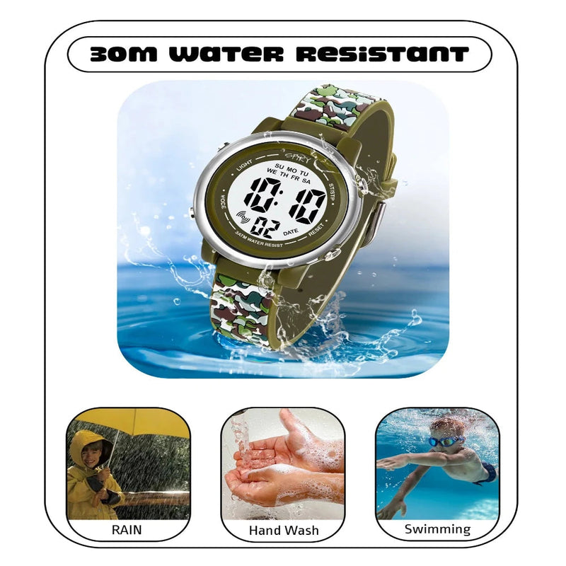 Spiky Spkeva27 Round Digital Watch For Kids