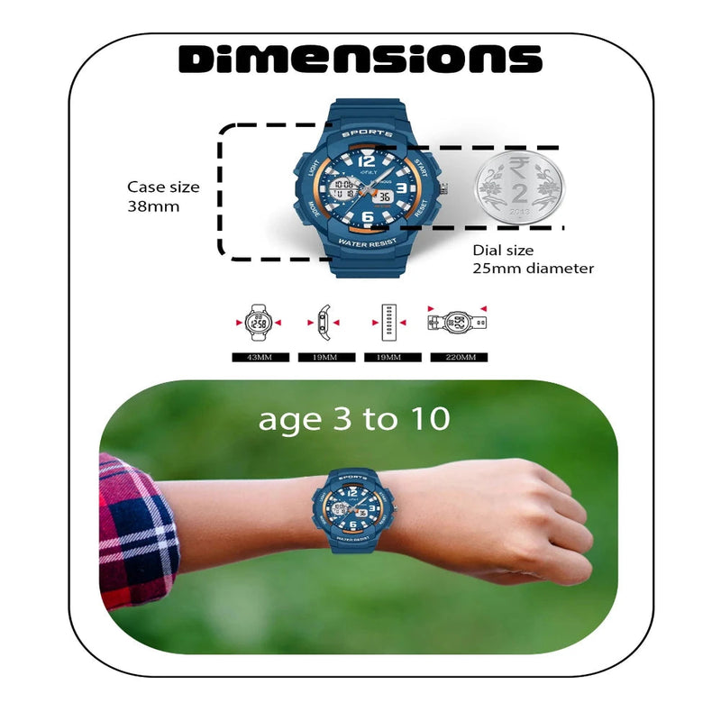 Spiky Spkeva6 Analog & Digital Sporty Watch