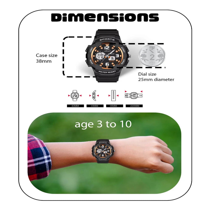 Spiky Spkeva6 Analog & Digital Sporty Watch