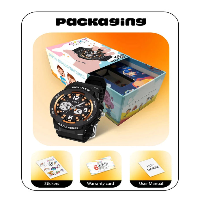 Spiky Spkeva6 Analog & Digital Sporty Watch-Novelty Toys-Spiky-Toycra