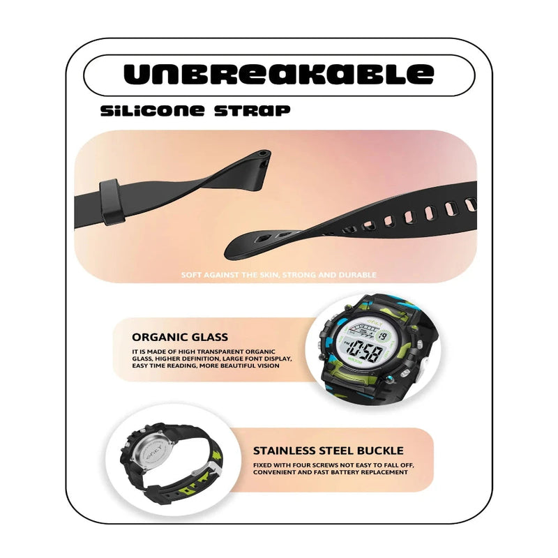 Spiky Spkeva8 Military Digital Sports Watch