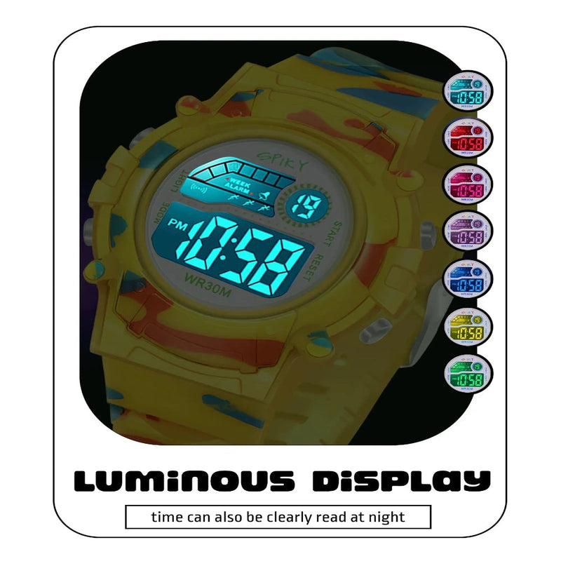 Spiky Spkeva8 Military Digital Sports Watch