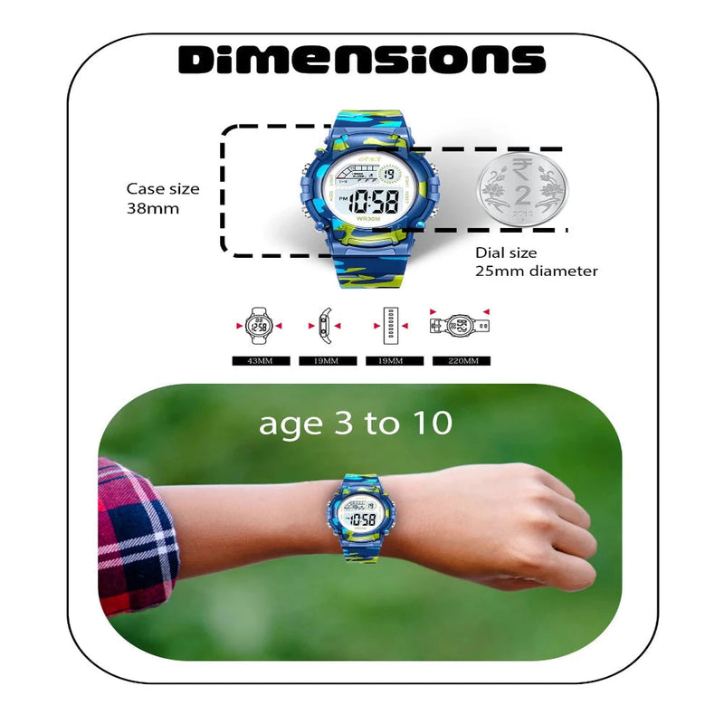 Spiky Spkeva8 Military Digital Sports Watch