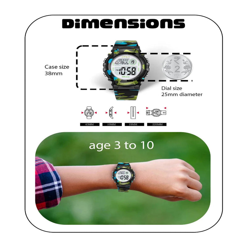 Spiky Spkeva8 Military Digital Sports Watch