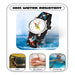 Spiky Spkeva9 Round Strap Analog & Digital Watch-Novelty Toys-Spiky-Toycra