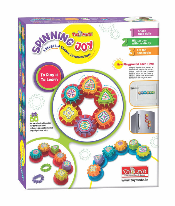 Spinning Joy Gear Toy | 3-Stage Activity Set for Kids (18M+)-simple-Toymate-Toycra