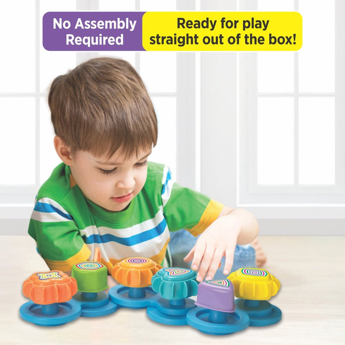 Spinning Joy Gear Toy | 3-Stage Activity Set for Kids (18M+)-simple-Toymate-Toycra