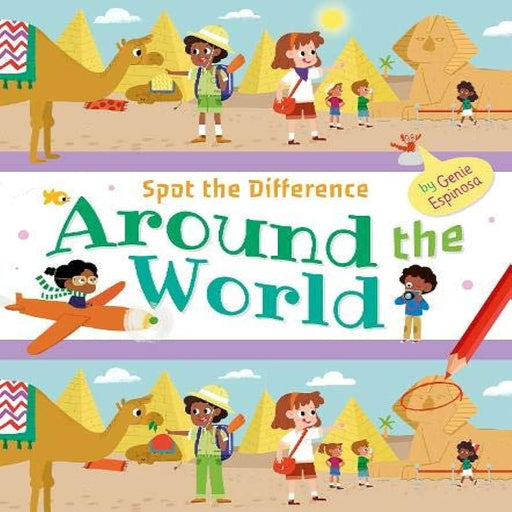 Spot The Difference Around The World-Activity Books-SBC-Toycra